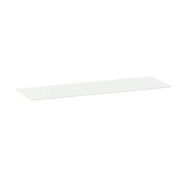 IKEA BILLY Extra Shelf, Glass,76X26 cm