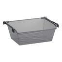 IKEA KOMPLEMENT Mesh Basket with Pull-out Rail Dark Grey 50X35 cm