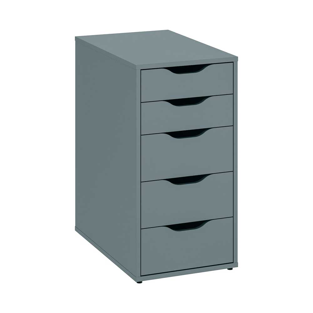 IKEA ALEX Drawer Unit Grey-Turquoise 36X70 cm