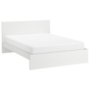 IKEA MALM bed frame, high white/Luroy 150x200 cm