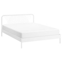 IKEA NESTTUN Bed Frame, White, Luroy, 150 X 200 cm,queen size