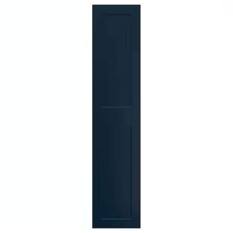 IKEA GRIMO Door with Hinges Dark Blue 50X229 cm