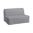 IKEA LYCKSELE HAVET 2-seat Sofa-Bed Knisa Light Grey