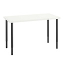 IKEA LAGKAPTEN - OLOV Desk White-Black 120X60 cm