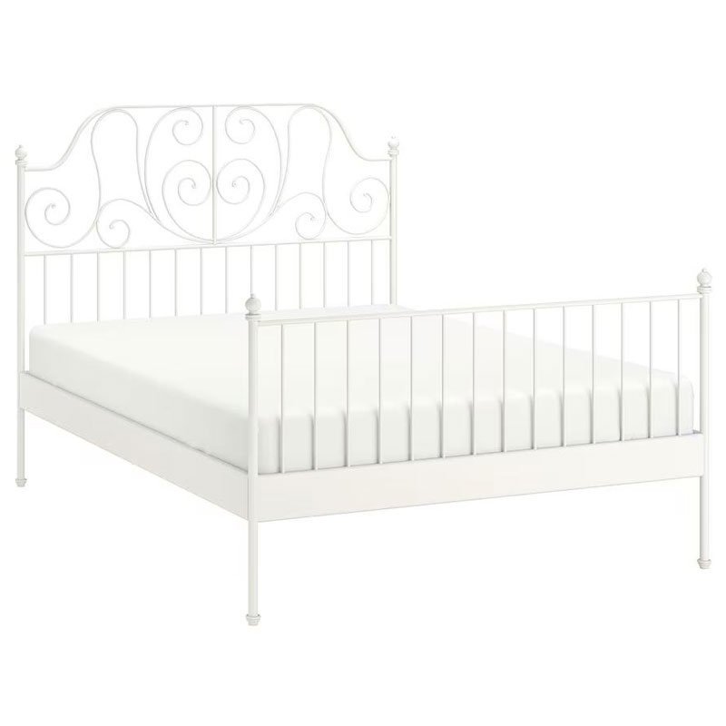 IKEA LEIRVIK Super King Bed Frame| White| Metal| Luröy