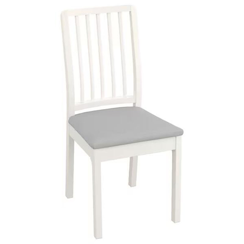 IKEA EKEDALEN Chair, White Orrsta Light Grey