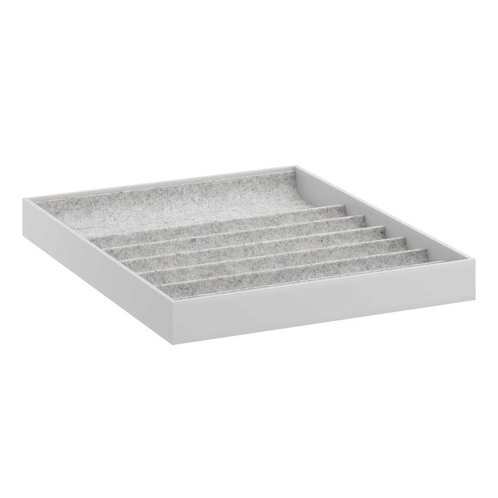 IKEA KOMPLEMENT insert with compartments light grey 40x53x5 cm