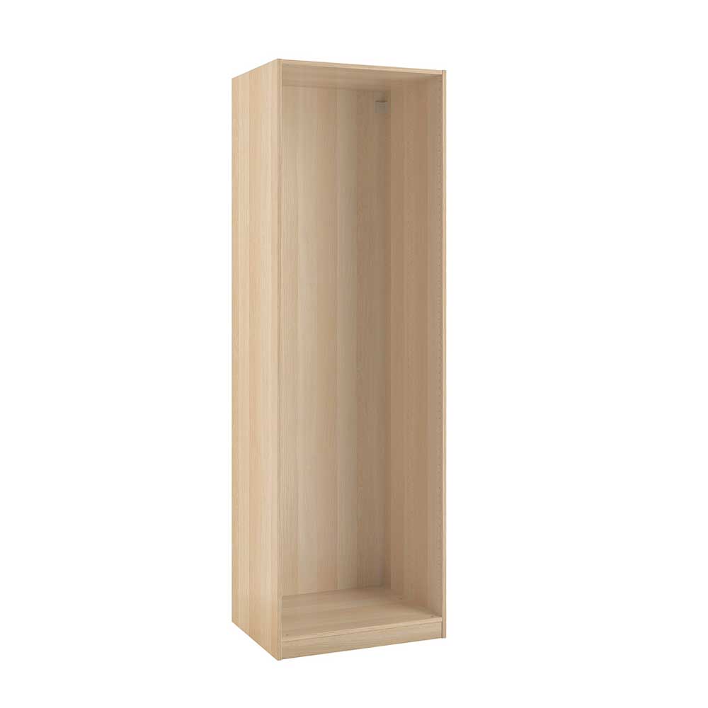 IKEA PAX Wardrobe Frame, White Stained Oak Effect, 75X58X236 cm