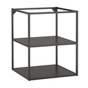 IKEA ENHET Base FR W Shelves Anthracite 60X60X75 cm