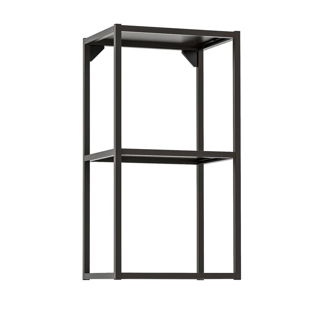 IKEA ENHET Wall FR W Shelves Anthracite 40X30X75 cm