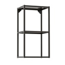 IKEA ENHET Wall FR W Shelves Anthracite 40X30X75 cm