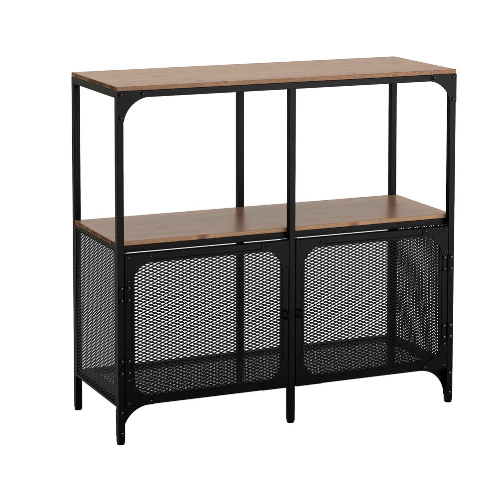 IKEA FJALLBO Shelving Unit Black 100X95 cm