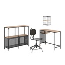 IKEA Fjallbo-Kullaberg - Gullhult Desk and Storage Combination