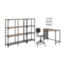 IKEA Fjallbo-Kullaberg - Gullhult Desk and Storage Combination