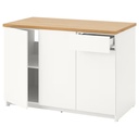 IKEA Knoxhult Base Cabinet with Doors and Drawer White 120 cm