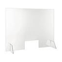 Sneeze Guard Clear Free Standing,Protective Counter Screens,M Size