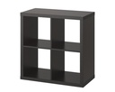 IKEA KALLAX Shelving Unit, Black-Brown,2X2