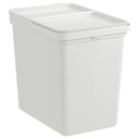 Hallbar Bin with Lid Light Grey 22 L