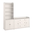 IKEA HAUGA Storage Combination White 210X46X199 cm