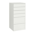 IKEA SMÅSTAD-PLATSA Chest of 6 Drawers White with Frame 60X55X123 cm