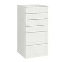 SMÅSTAD-PLATSA Chest of 6 Drawers White with Frame 60X55X123 cm