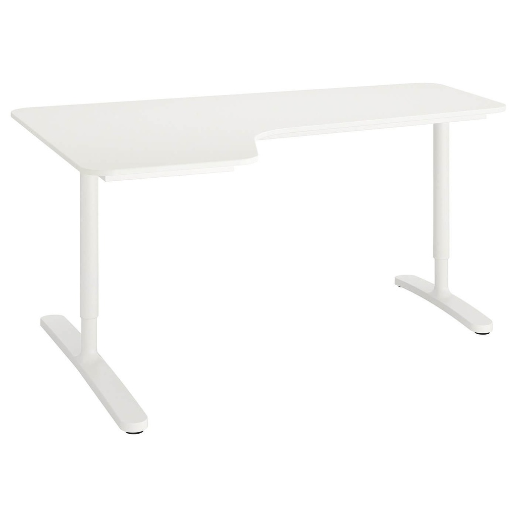 IKEA BEKANT corner desk right white 160x110 cm