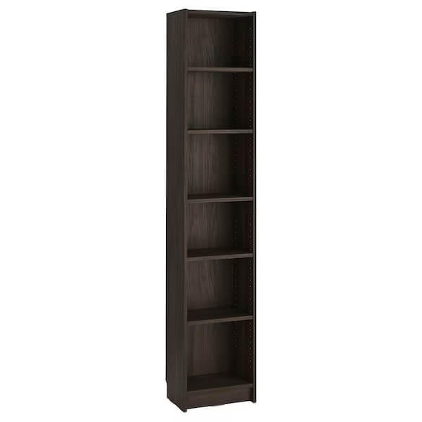 IKEA BILLY bookcase dark brown oak effect 40x28x202 cm