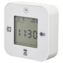 IKEA KLOCKIS clock / thermometer / alarm / timer white