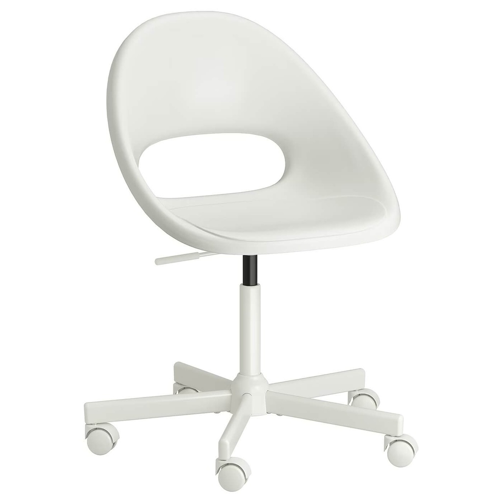 IKEA LOBERGET / MALSKAR swivel chair white