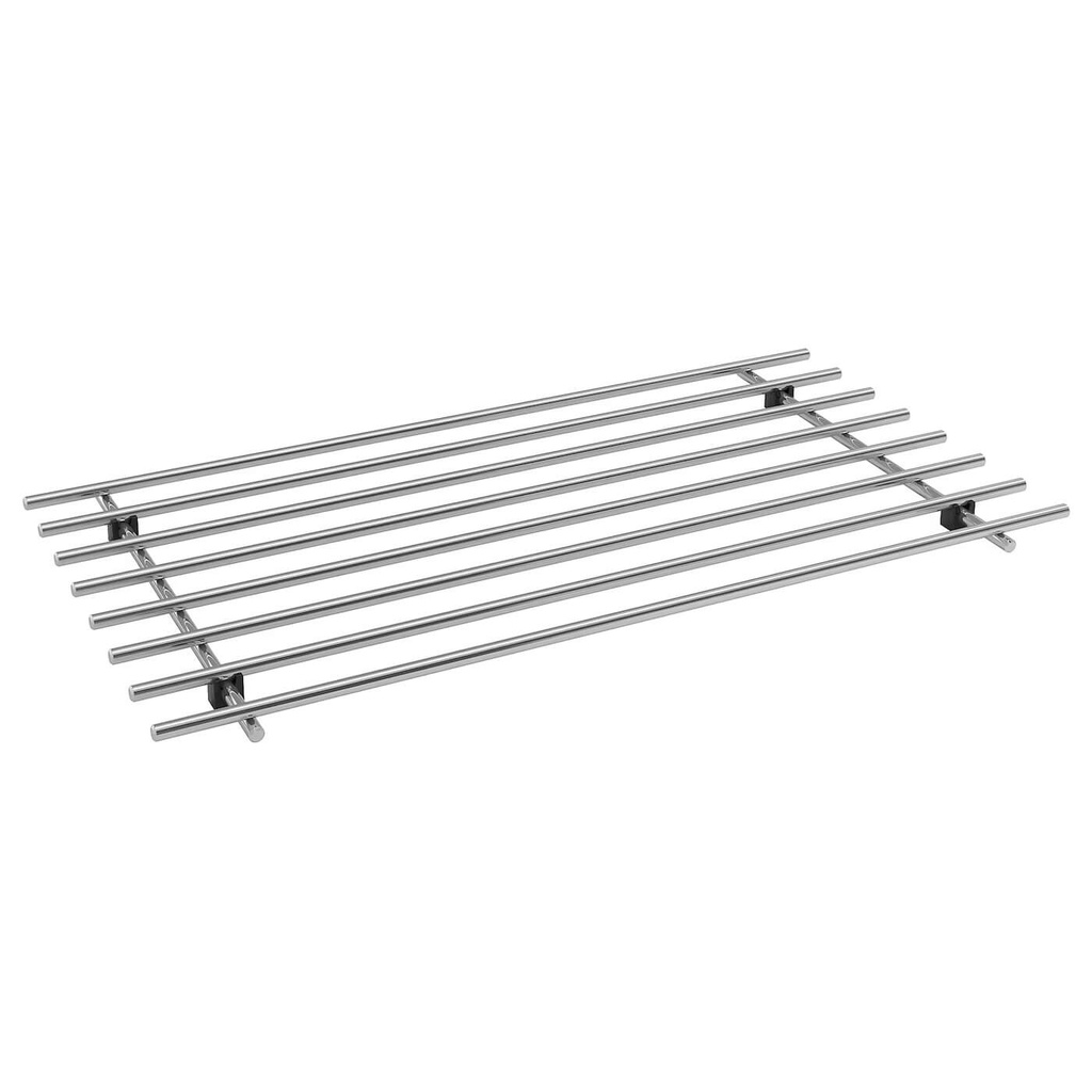 IKEA LAMPLIG trivet stainless steel 50x28 cm