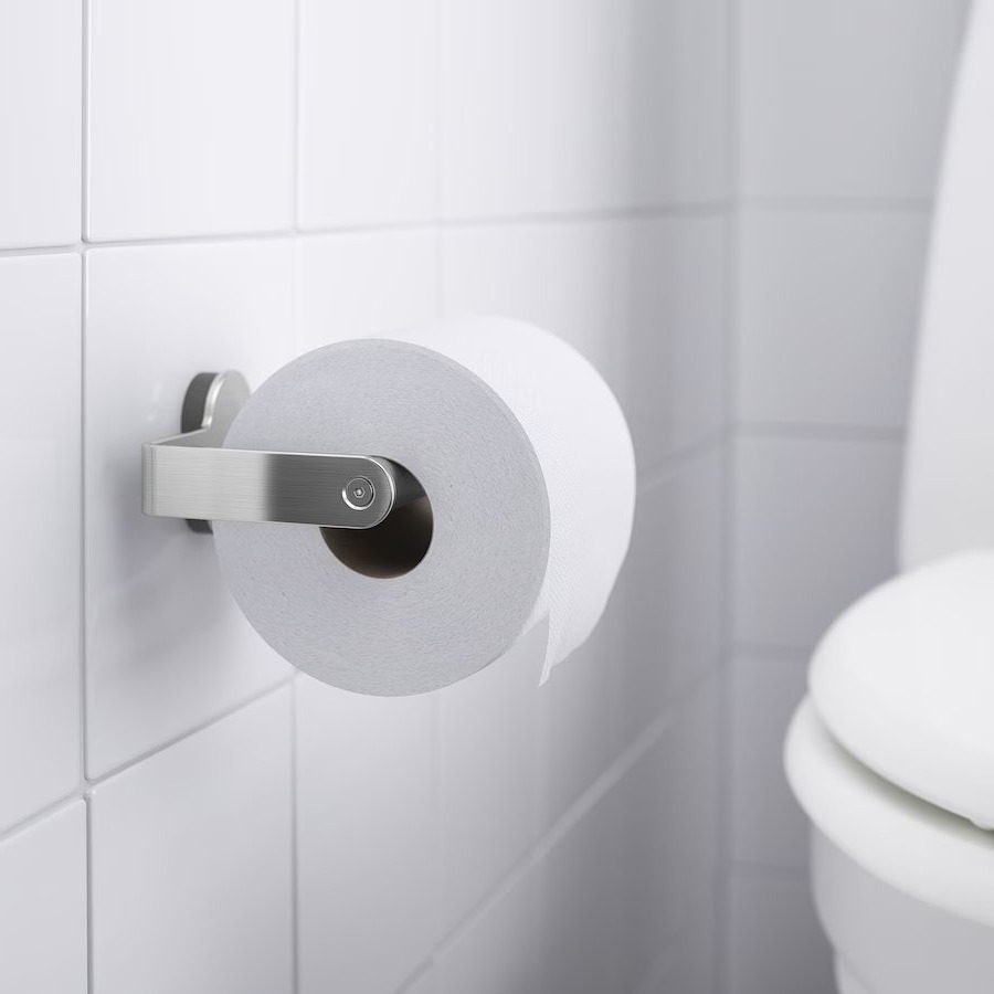 IKEA BROGRUND toilet roll holder stainless steel