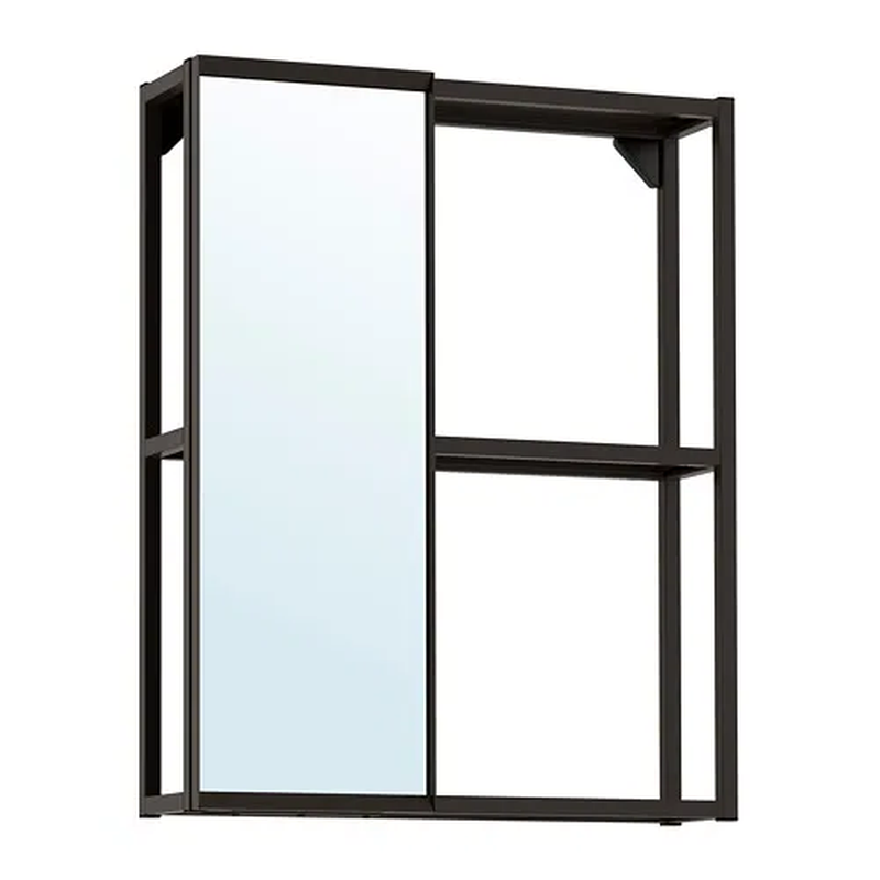 IKEA ENHET mirror cabinet anthracite 60x17x75 cm