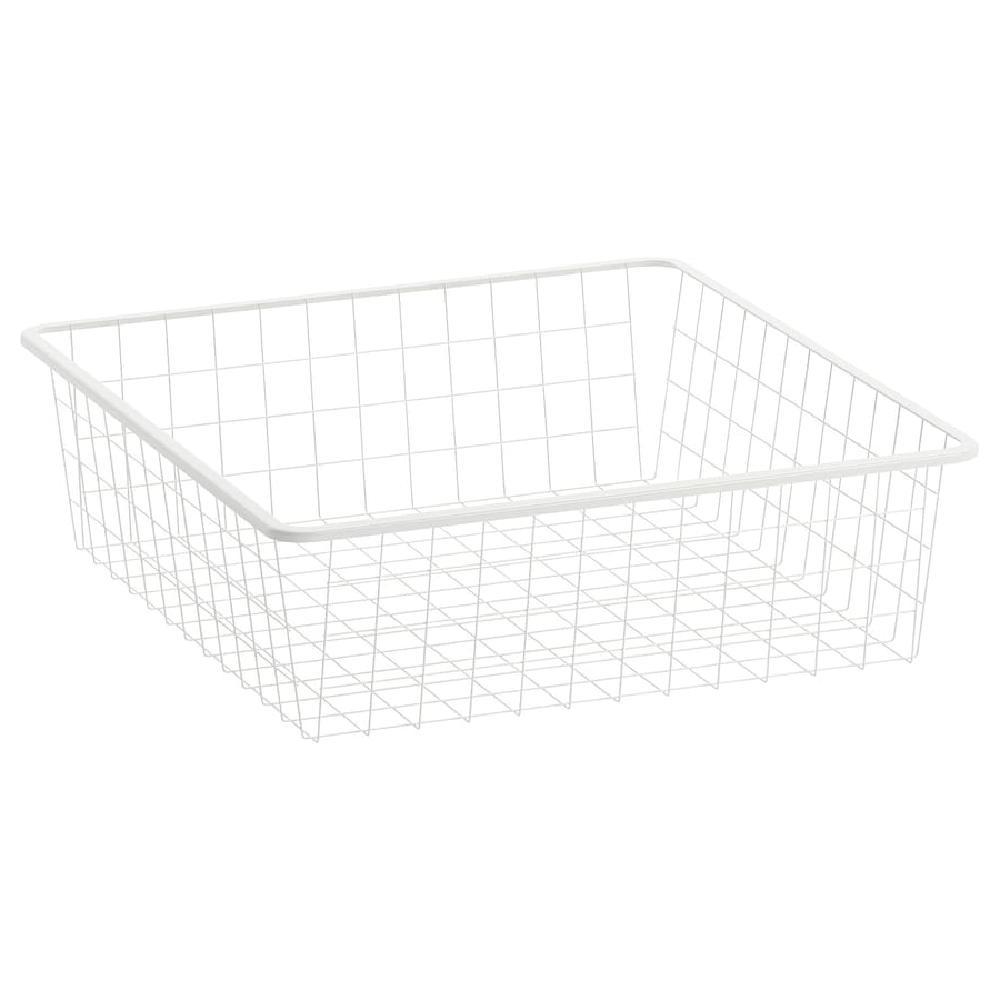 IKEA JONAXEL Wire Basket, White, 50x51x15 cm