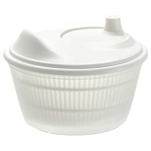 IKEA UPPFYLLD salad spinner white