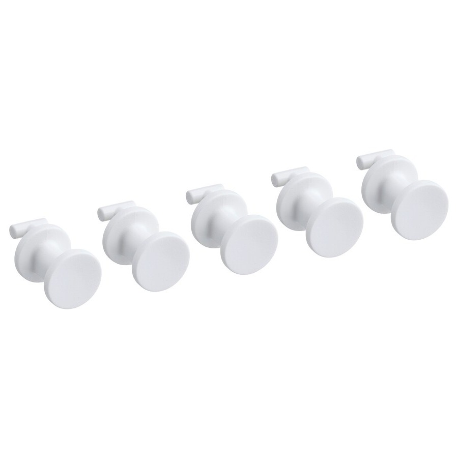 IKEA SKADIS hook white 1.9 cm / 5 pack