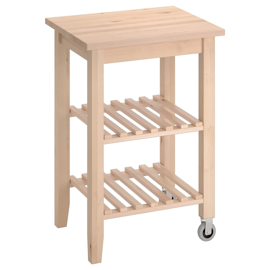 IKEA BEKVAM kitchen trolley birch 58x50 cm