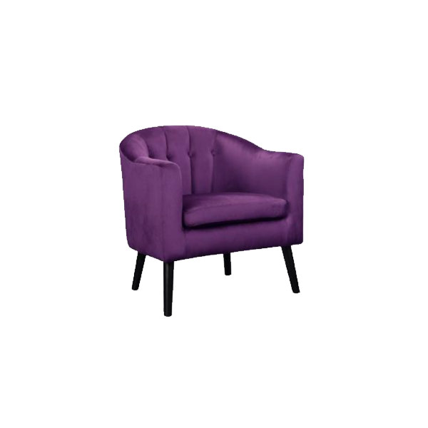 GIANA ARMCHAIR-PURPLE