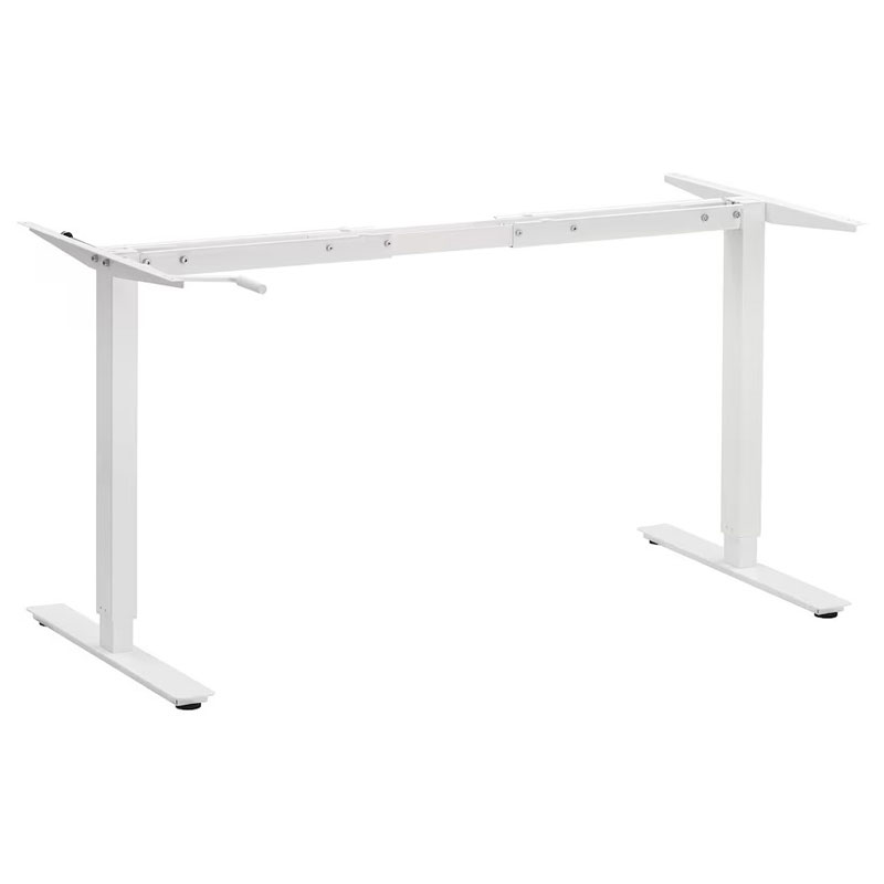 IKEA TROTTEN Underframe Sit/Stand F Table Top, White, 120/160 cm