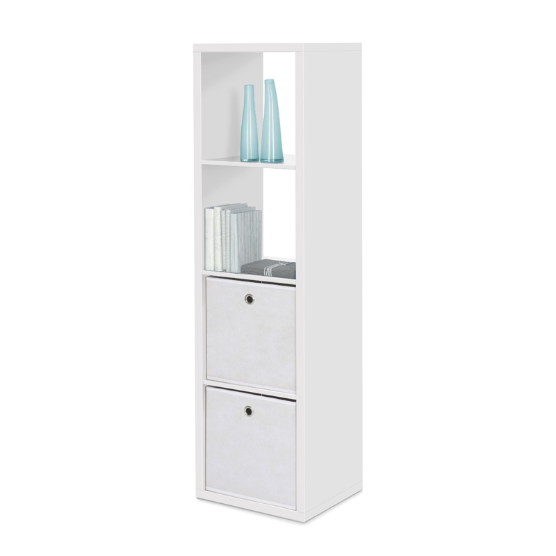 Wuppertal Shelving unit column with 4 cubes