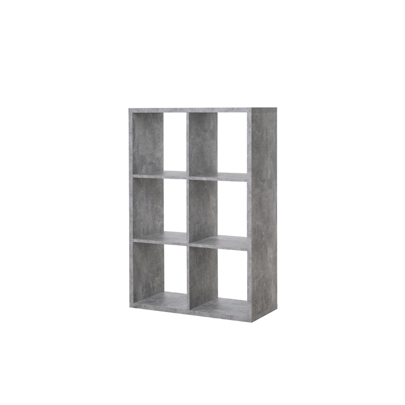 LubeckShelving unit with 6 cubes