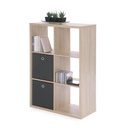 LubeckShelving unit with 6 cubes