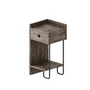 Rize Nightstand Left Module - Dark Coffee