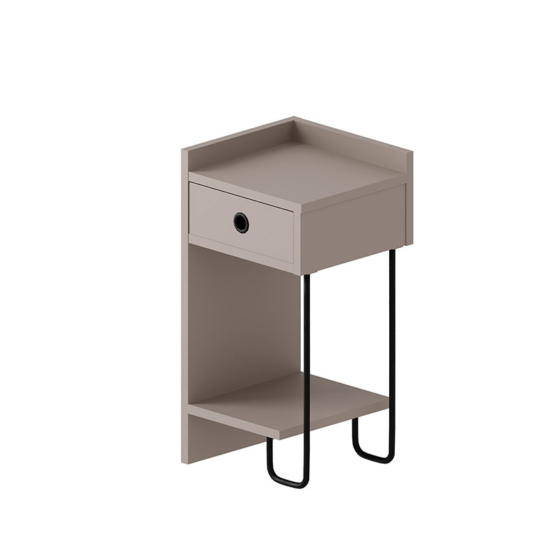 Rize Nightstand Left Module - Light Mocha