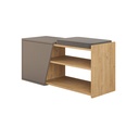 Patnos Bench - Oak - Light Mocha