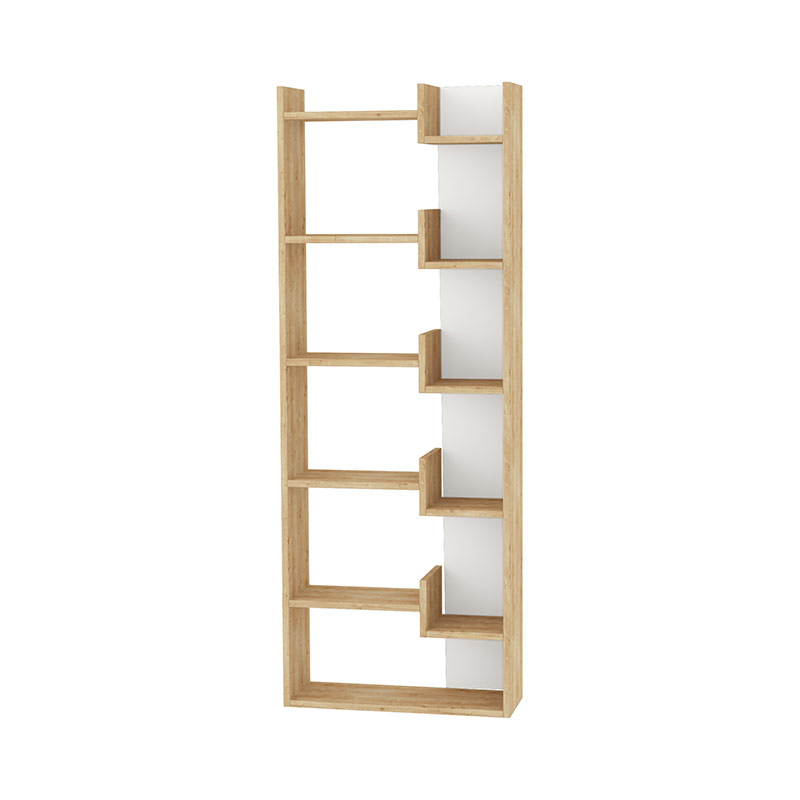 Osmancık Bookcase - Oak - White