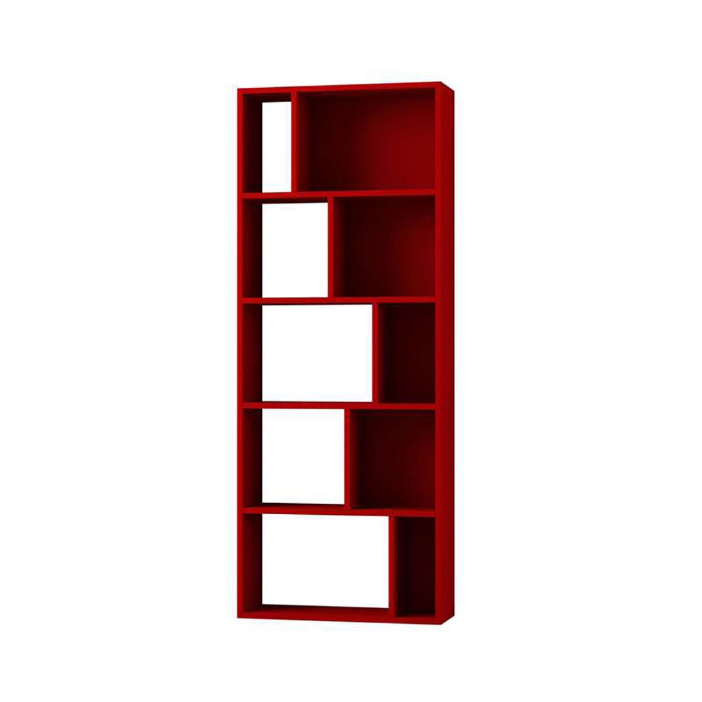 Niksar Bookcase - Burgundy