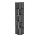 Amasya Bookcase - Retro Grey