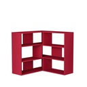 Sakarya Bookcase No.3 - Burgundy - Burgundy