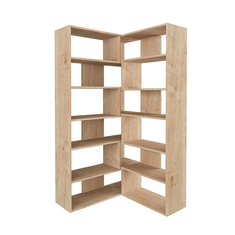 Sakarya Bookcase No.4 - Oak - Oak