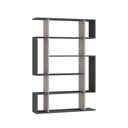 Develi Bookcase - Anthracite - Light Mocha